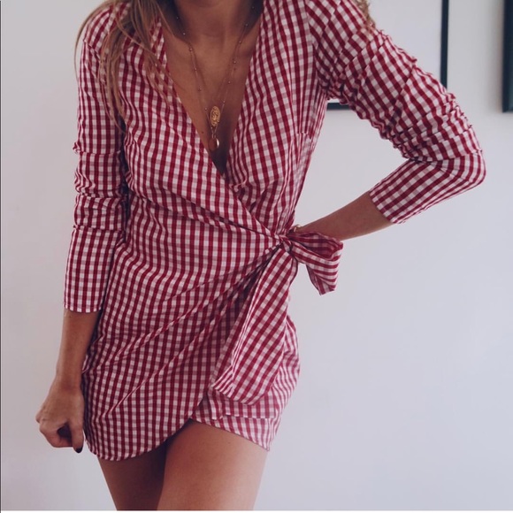 Sabo Skirt Dresses & Skirts - Sabo Skirt Red Gingham Dress